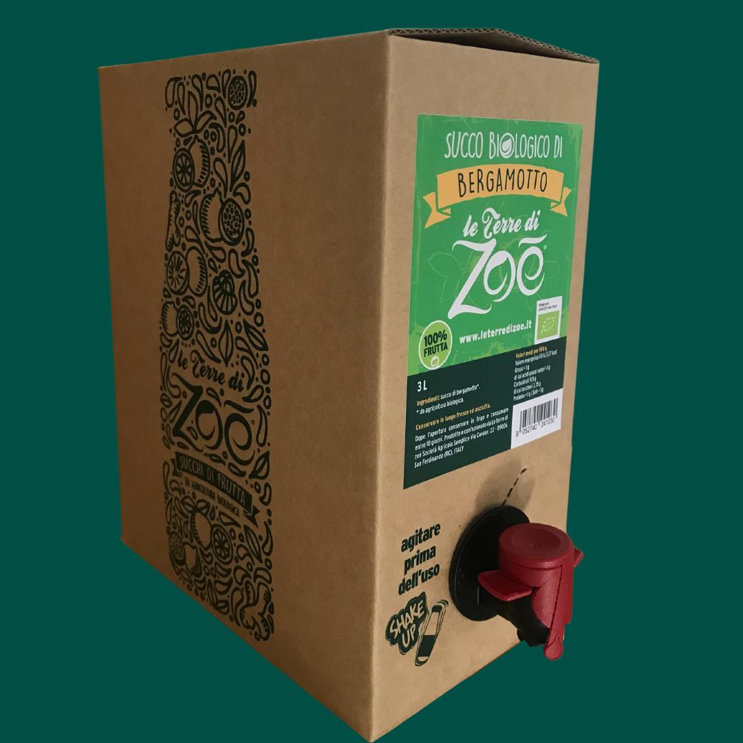 Italienisches Bergamot biologisch 100% Bag in Box 3L - Horeca Le terre di zoè 3